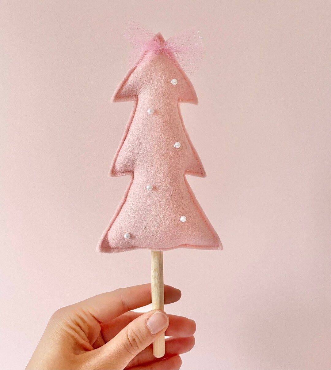 Rose Christmas tree decoration by Mimiki | Etsy (US)