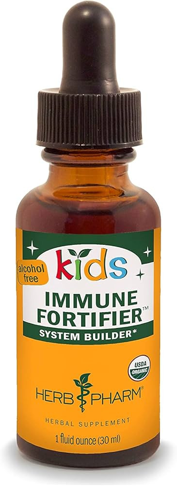 Herb Pharm Kids Certified-Organic Alcohol-Free Immune Fortifier Liquid Herbal Formula, 1 Ounce | Amazon (US)