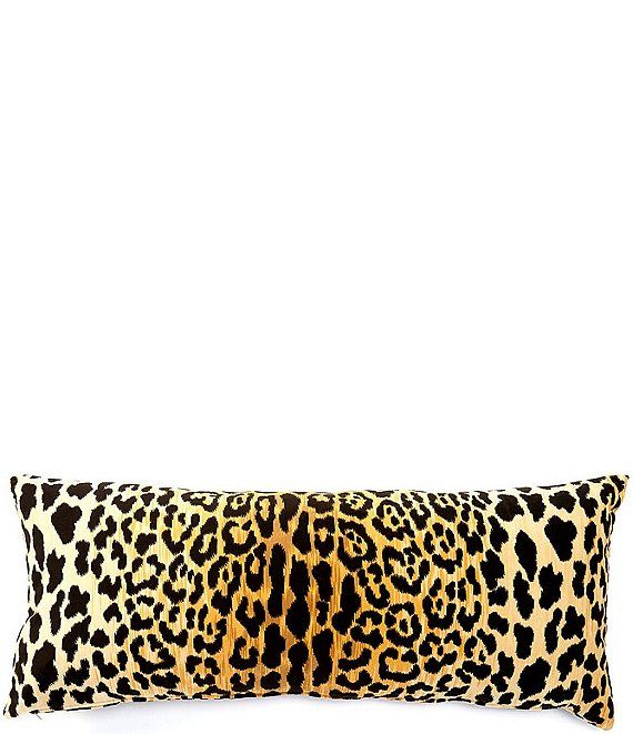 Jamil Leopard Bolster Pillow | Dillards