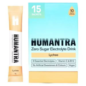 Humantra Lychee Electrolyte Powder 15 X 4g Sachets | Boots.com