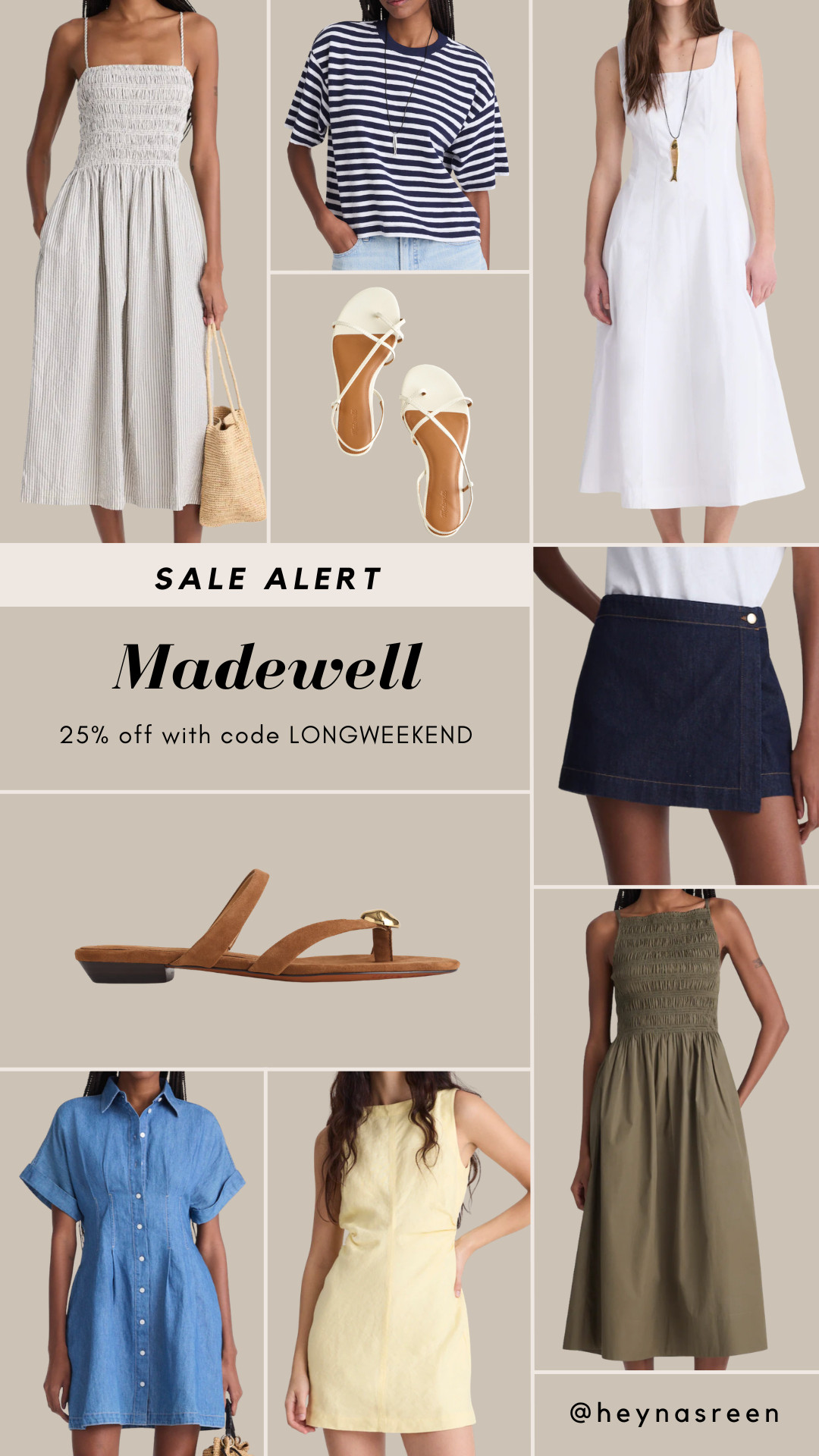 Madewell is having a summer sale of 25% off with code LONGWEEKEND!

#LTKSeasonal #LTKSaleAlert