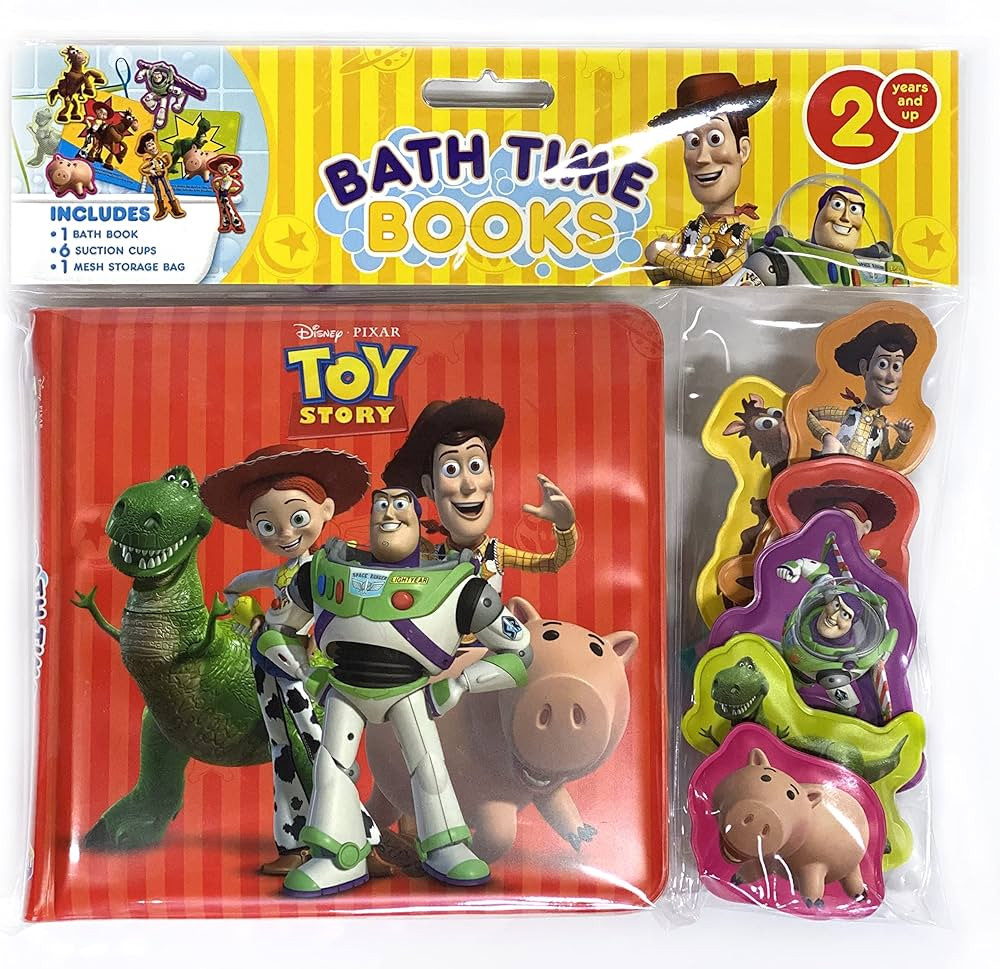 Disney / Pixar Toy Story Bath Time Books - Activity Books for kids, Bath book, 6 Padded suction c... | Amazon (UK)
