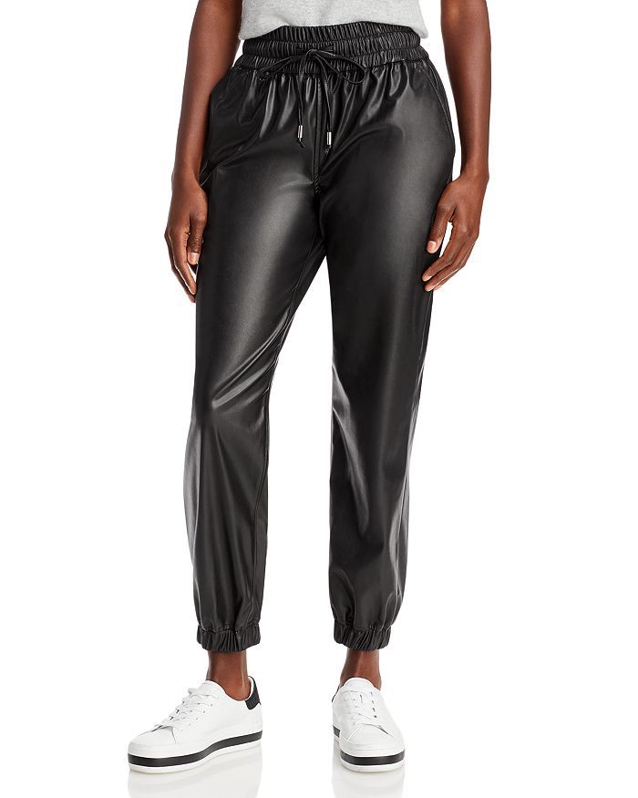 Faux Leather Jogger Pants | Bloomingdale's (US)