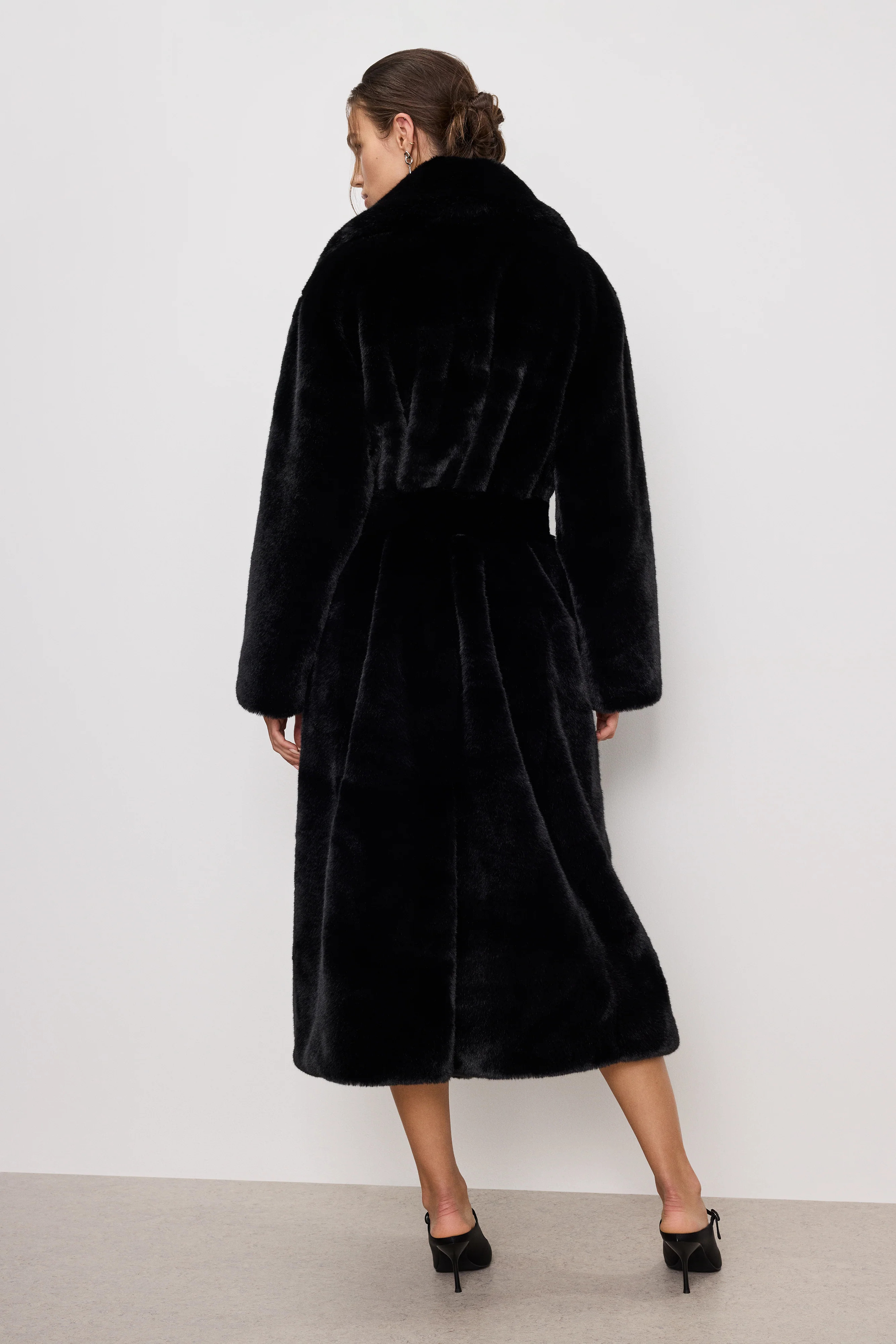 FAUX FUR COAT | BLACK001 - GOOD AMERICAN | Good American