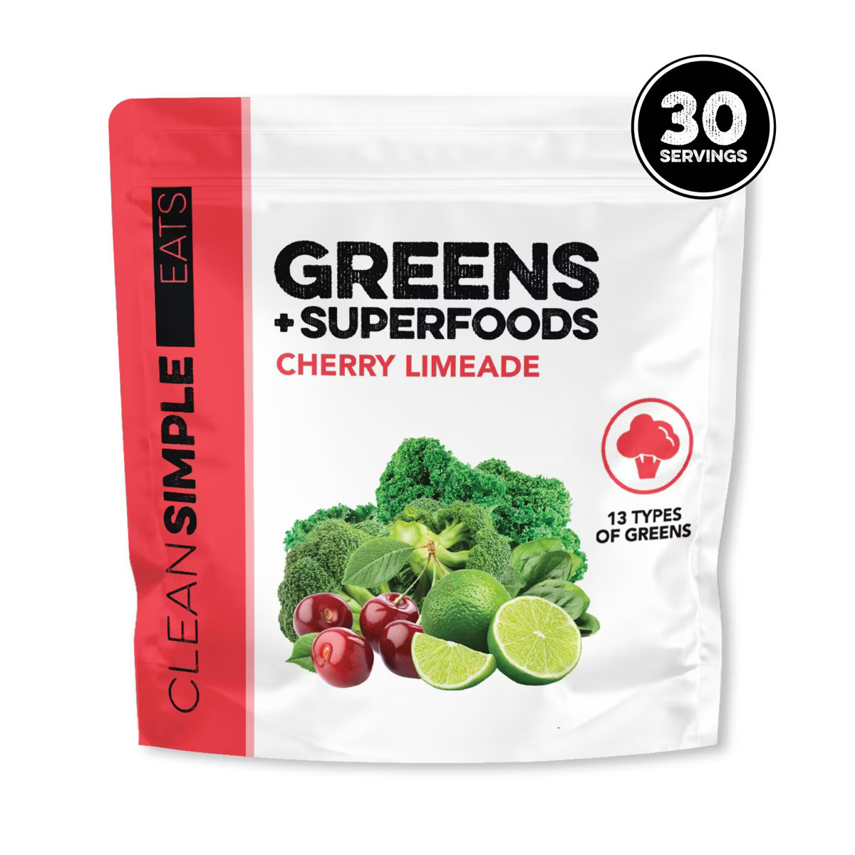 Clean Simple Eats Greens Supplement Powder - Cherry Limeade - 11.6oz/30 Servings | Target