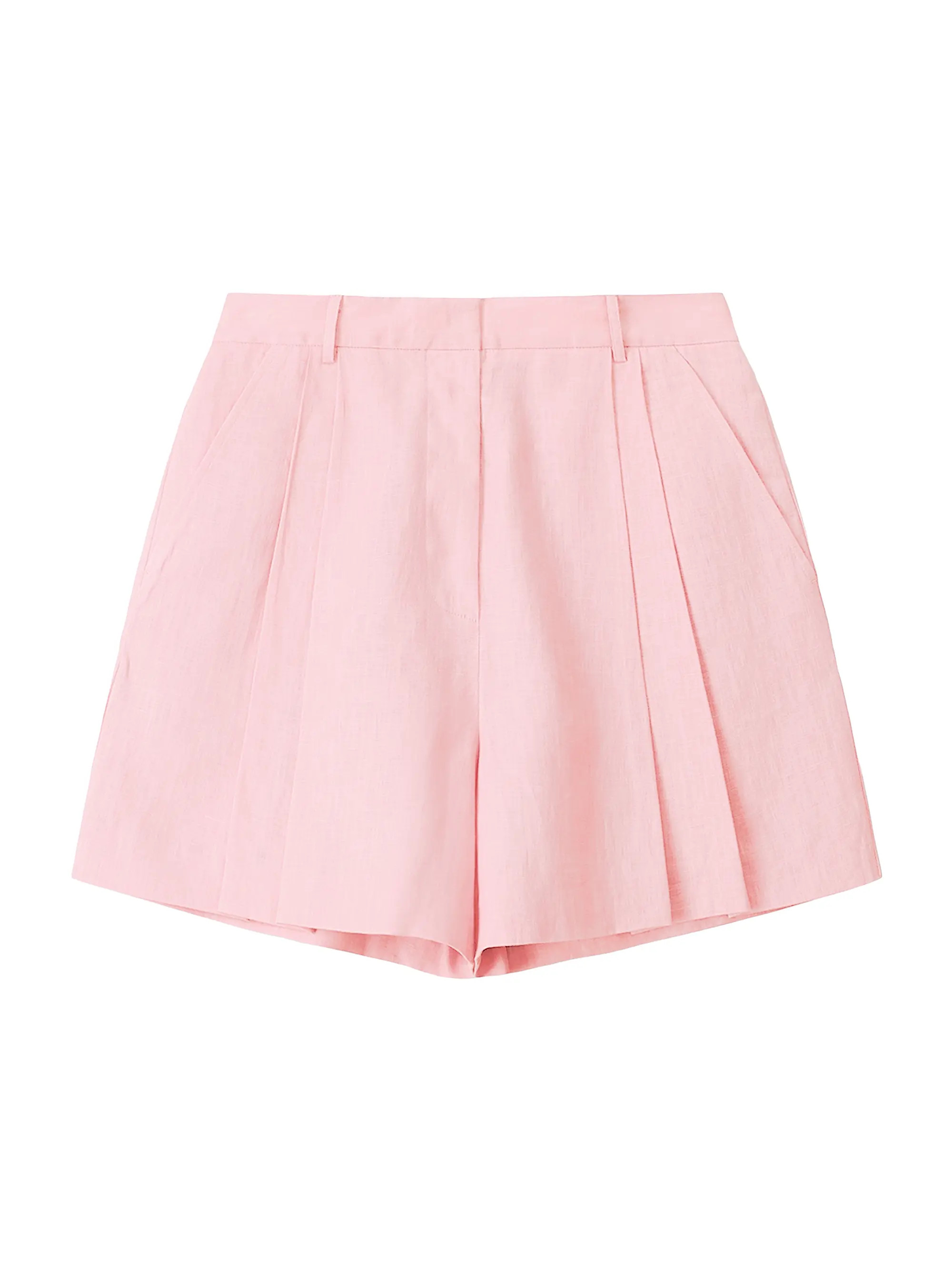 Staud Cruz Linen Shorts | Saks Fifth Avenue | Saks Fifth Avenue