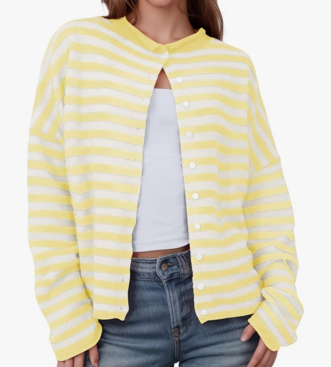 Striped cozy cardigan at Amazon 

#LTKSaleAlert #LTKootd #LTKSpringSale