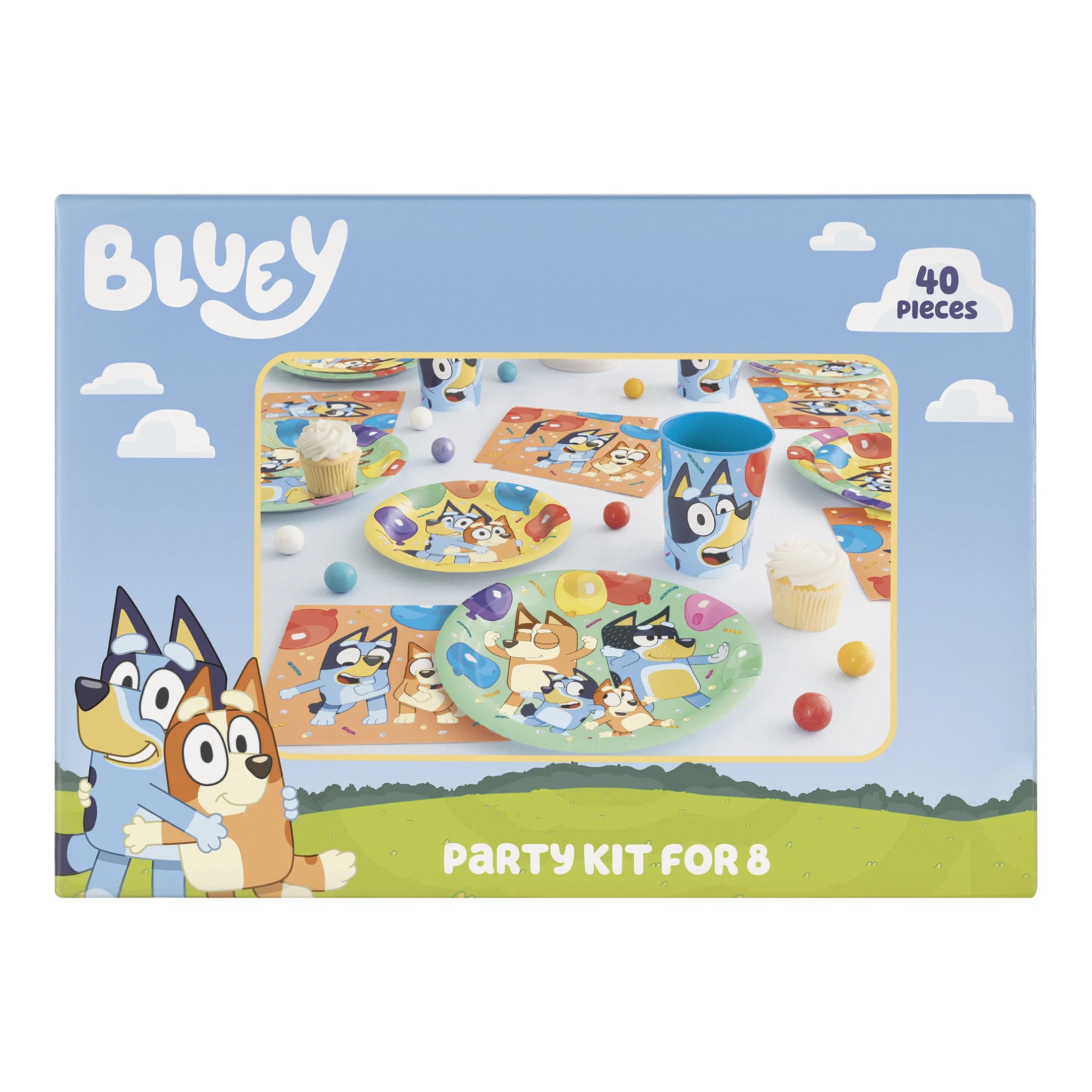 BLUEY 40PC PARTY KIT FOR 8 | Walmart (US)