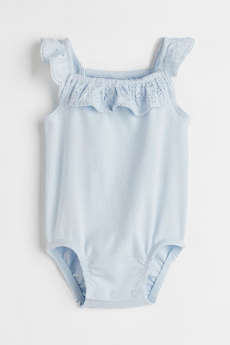 Ruffle-trimmed Bodysuit | H&M (US + CA)