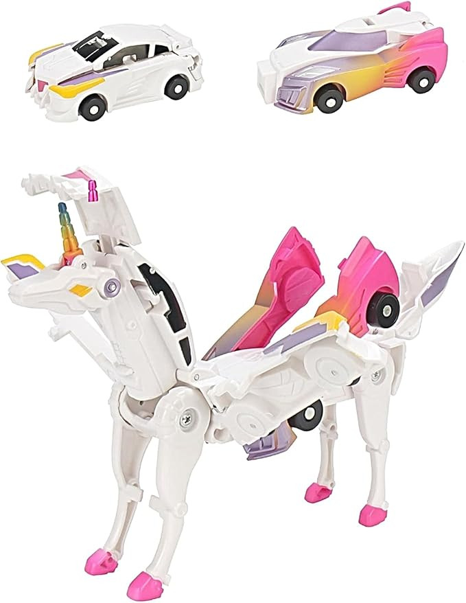 Ultimate Transforming Unicorn Car Toy - Collision to Magical Unicorns!2Pcs Transforming Car-Robot... | Amazon (US)