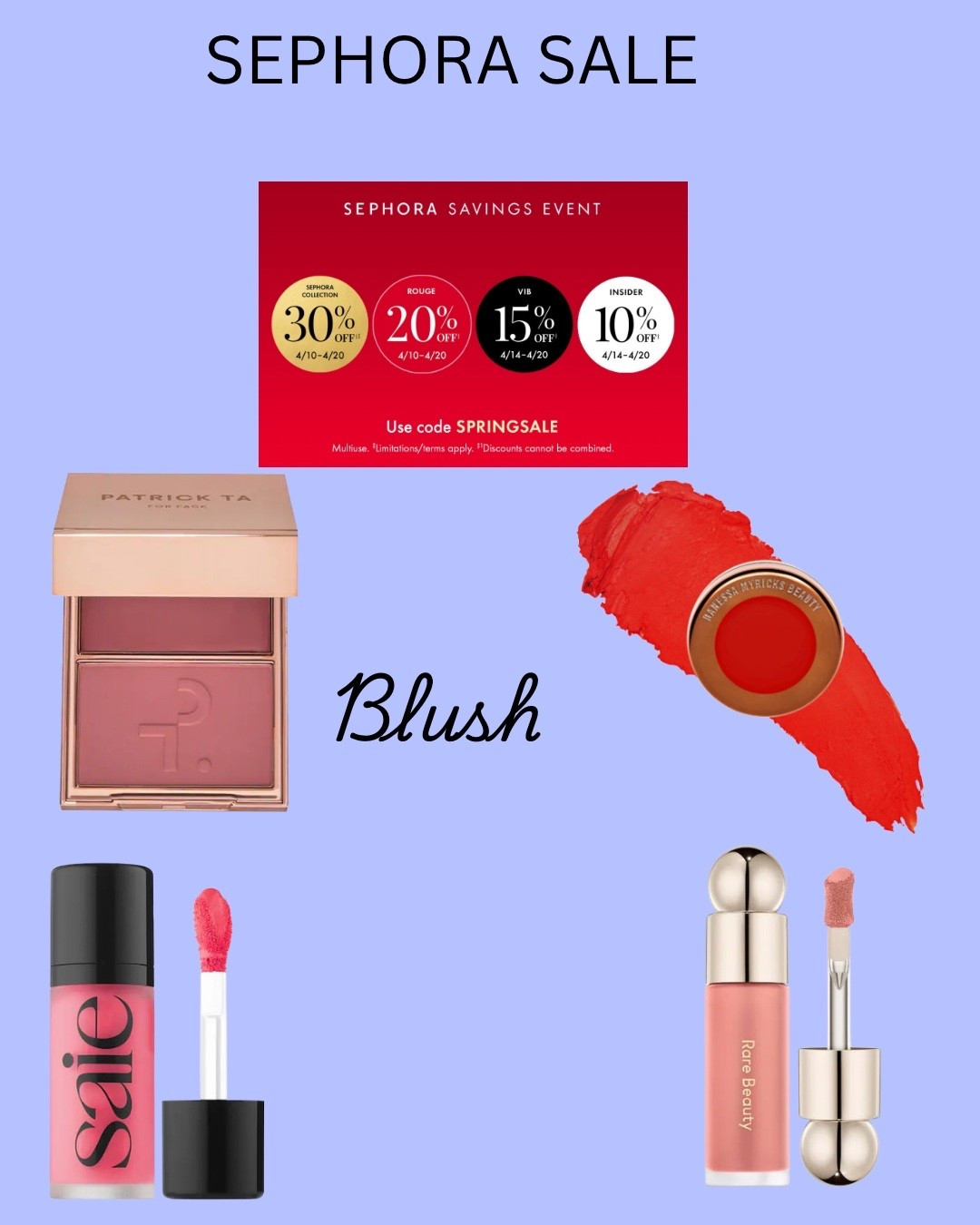 My favorite blushes I recommend picking up during the Sephora sale! 

#LTKmorningroutine #LTKBeauty #LTKSaleAlert