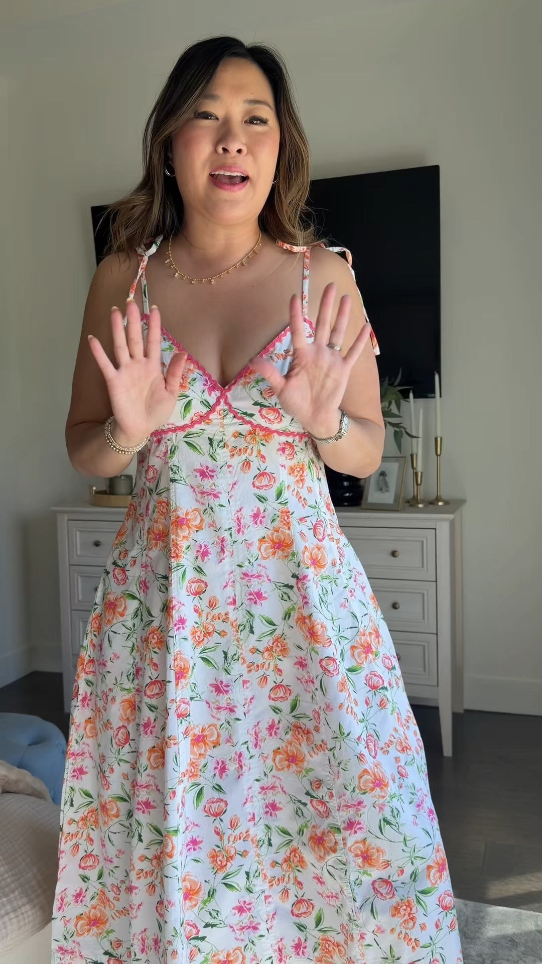 Walmart Spring Fashion 
Floral Dress: Small 

#LTKootd #LTKMothersDay #LTKPetite