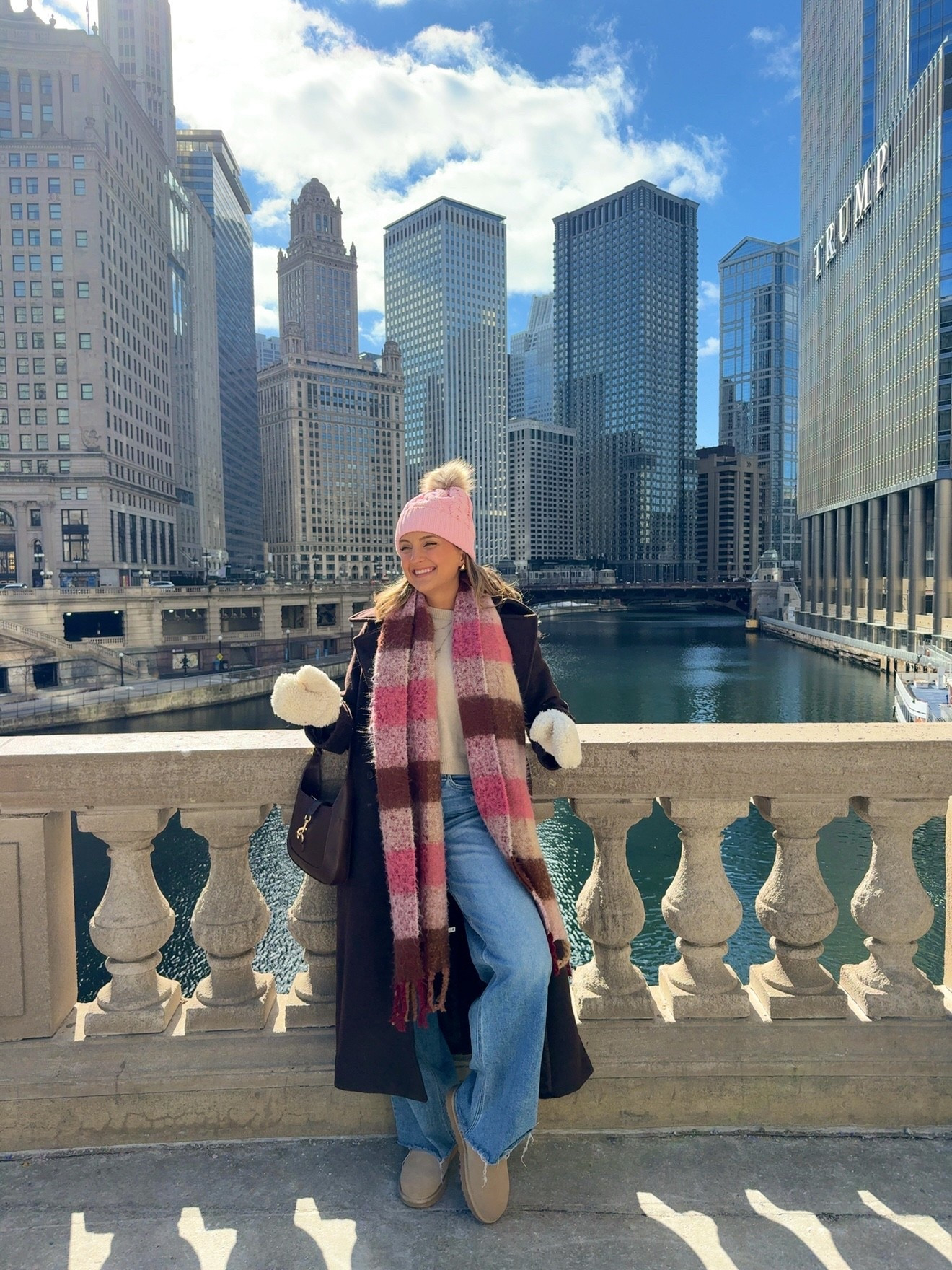 the cutest winter ootd in Chicago 🌸