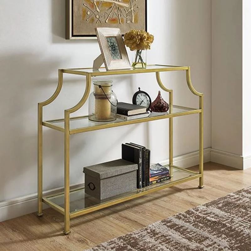 Crosley Furniture Aimee Glass Console Table | Walmart (US)