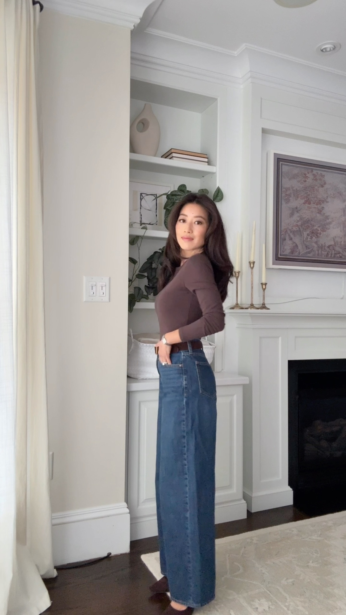 #abercrombiepartner Code AFJEAN stacks on top of Abercrombie's black friday week sale for an extra 15% off!

• High rise wide leg jean 24 short  

• double layered brown crewneck layering top XS (I size up in fitted tops so it isnt too tight) this one is nice and soft 

• wool tailored topcoat xxs petite, warm weight, petite is longer past midi length  

Fall winter outfits, classic workwear style, Black Friday sale, Cyber week, petite friendly jeans and pants 

@abercrombie #abercrombie 

*Offer valid in stores and online from 11/24/2025-12/1/2025 in US/CA. Excludes clearance and gift cards. Online price reflects discount.
 *Use code AFJEAN to get an additional 15% off everything in stores and online at checkout from 11/24/2025-12/1/2025 in US/CA. Excludes clearance and gift cards. See details online.


#LTKCyberWeek 

#LTKWorkwear #LTKPetite