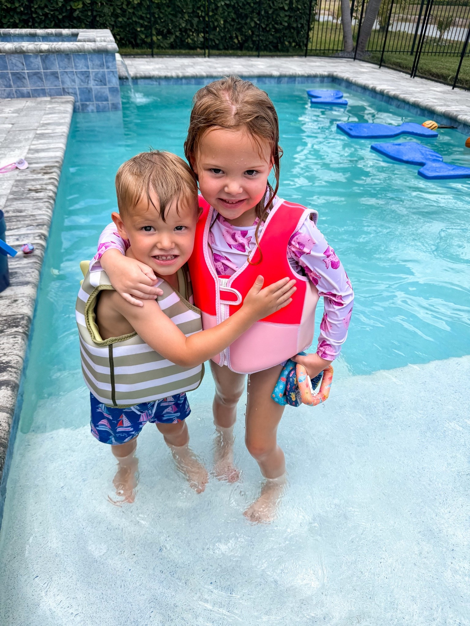 Kids life jackets! Such good quality and cute. The green is supposed to be a dinosaur? Or alligator? 😂 and the pink has a mermaid tail on the back!

#LTKSwim #LTKmomlife