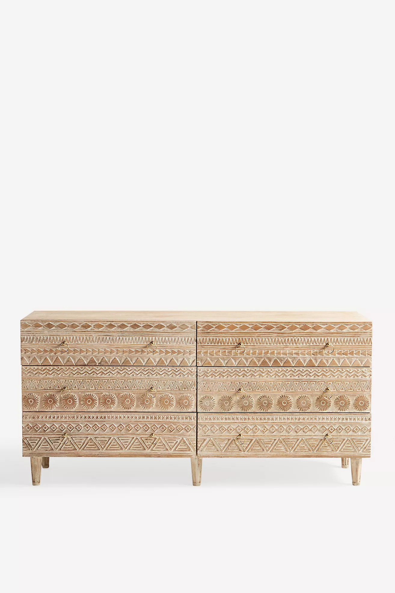 Handcarved Delhi Six-Drawer Dresser | Anthropologie (US)