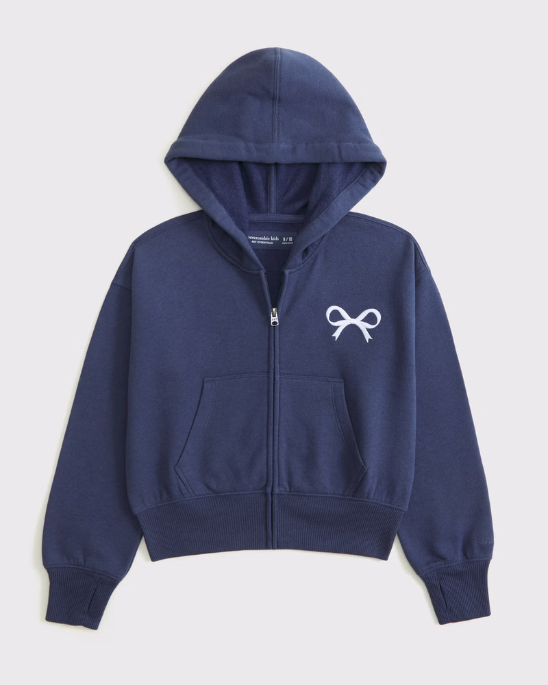 graphic full-zip hoodie | Abercrombie & Fitch (US)
