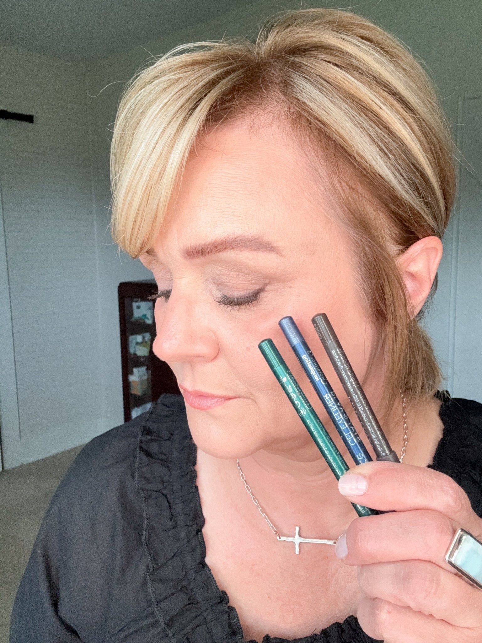 You cannot beat these $5 eyeliners. They stay put!  Waterproof until you want to wash them off.  
I’m wearing But First Espresso (dark brown) 

#LTKOver40 #LTKBeauty