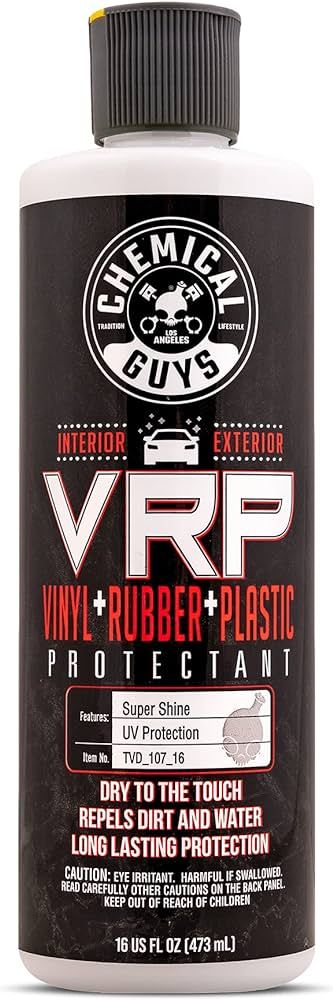 Chemical Guys TVD_107_16 VRP Vinyl, Rubber and Plastic Non-Greasy Dry-to-the-Touch Long Lasting S... | Amazon (US)