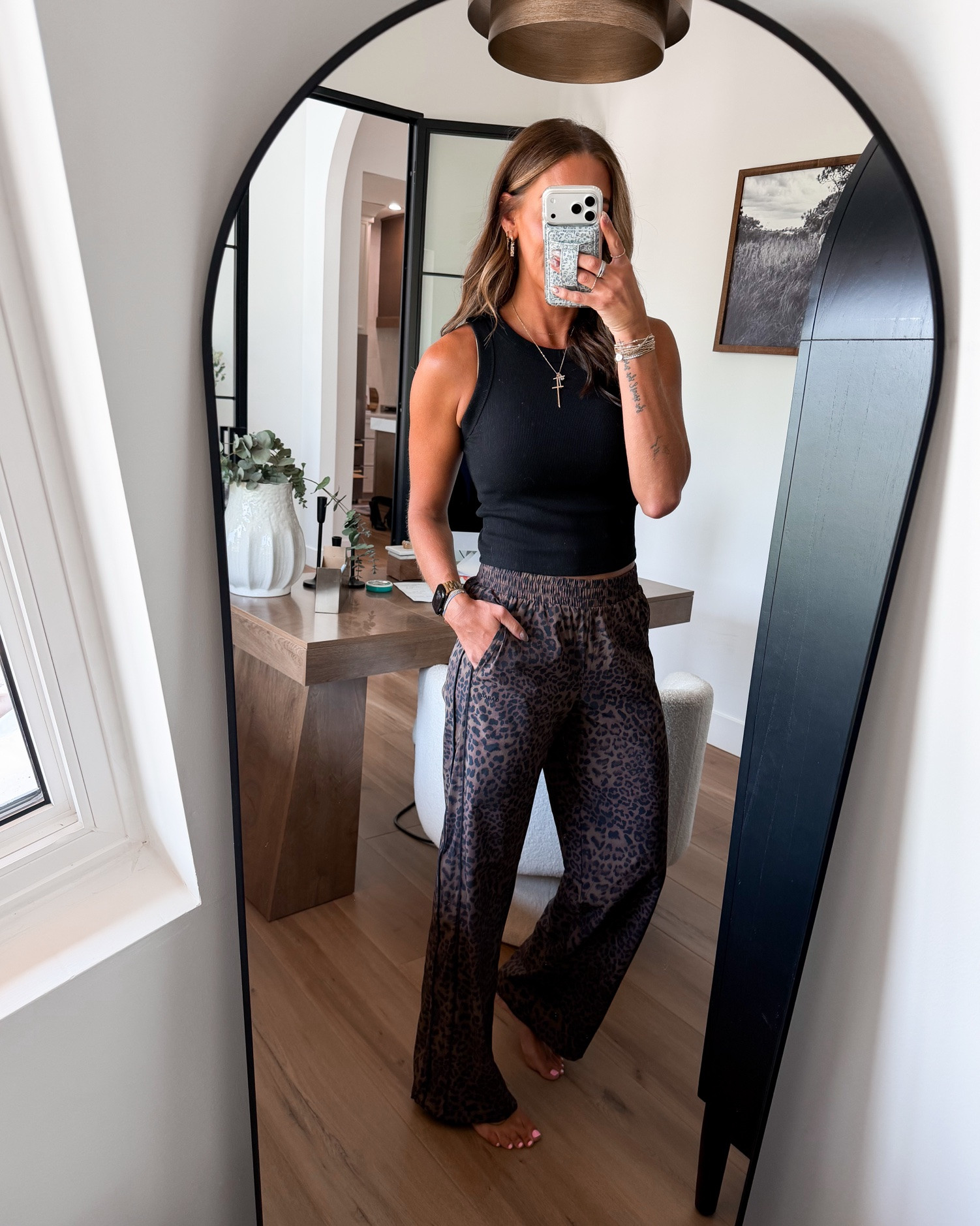 Tank-small
Wide leg leopard pants-small

#LTKootd #LTKTall #LTKActive