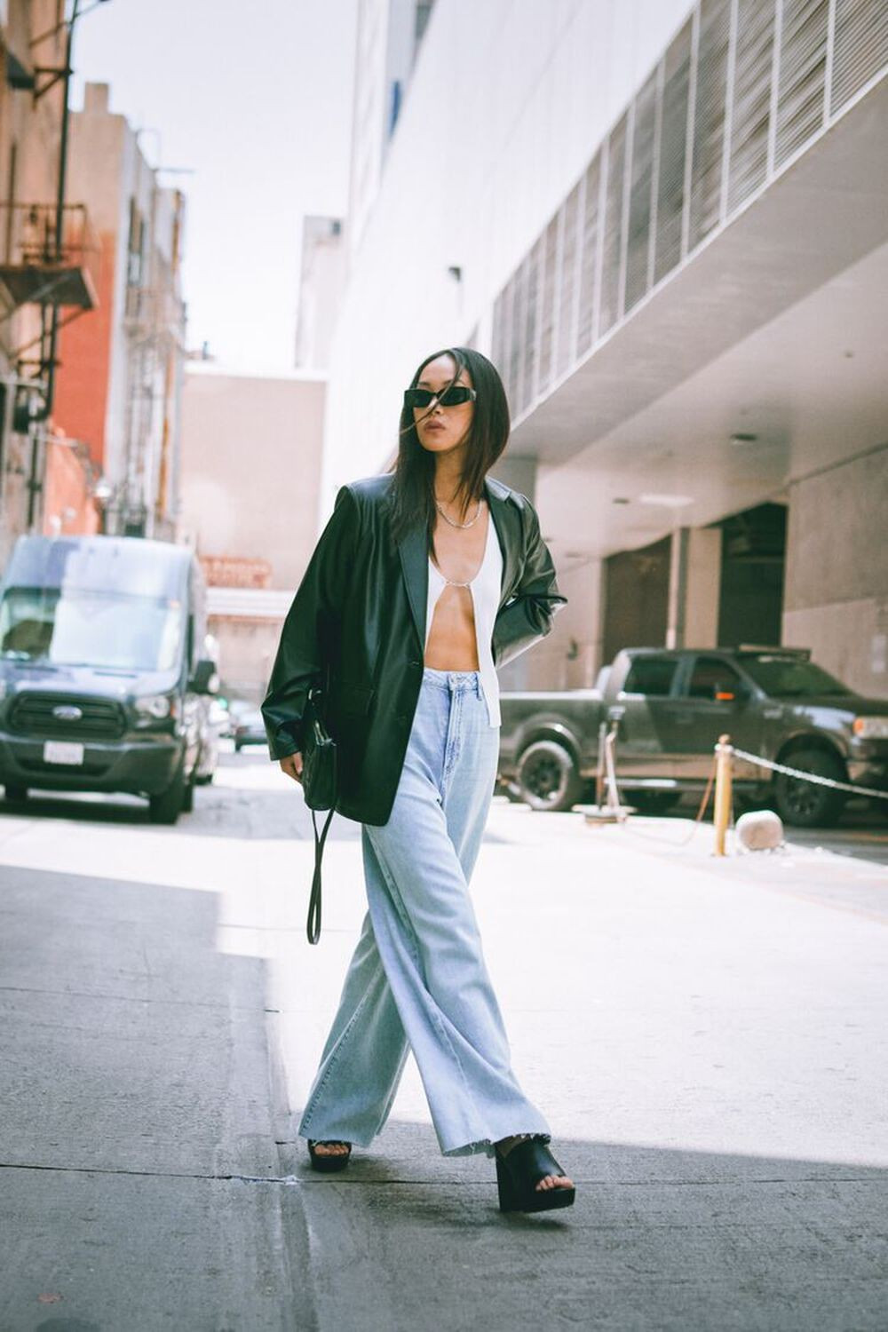 High-Rise Wide-Leg Jeans | Forever 21 (US)