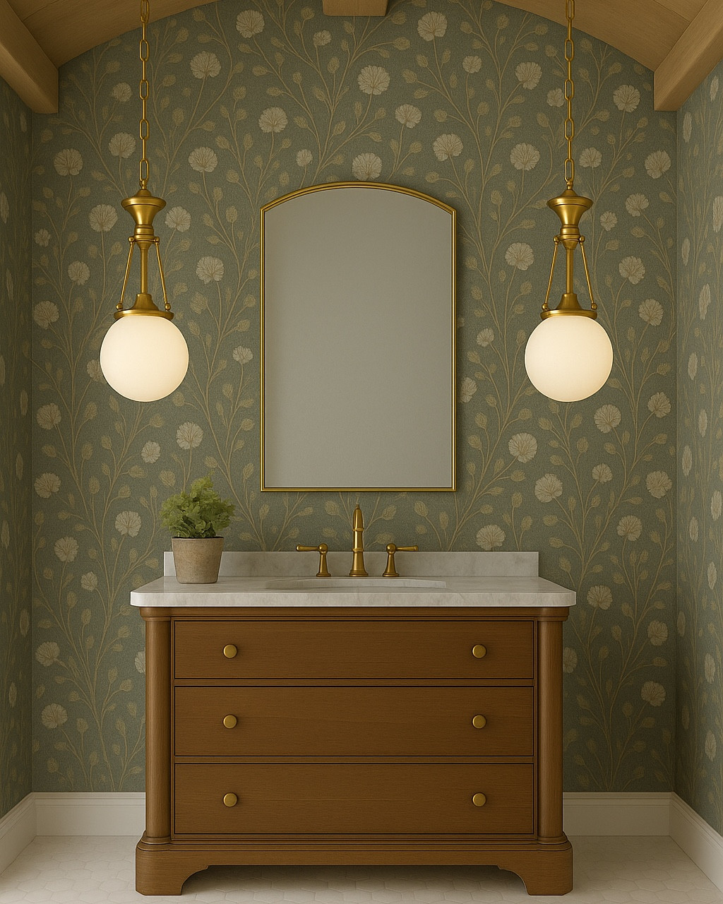 Half bathroom, bathroom wallpaper, bathroom ideas, bathroom decor, bathroom vanity, wood vanity

#LTKHome #LTKSaleAlert #LTKStyleTip