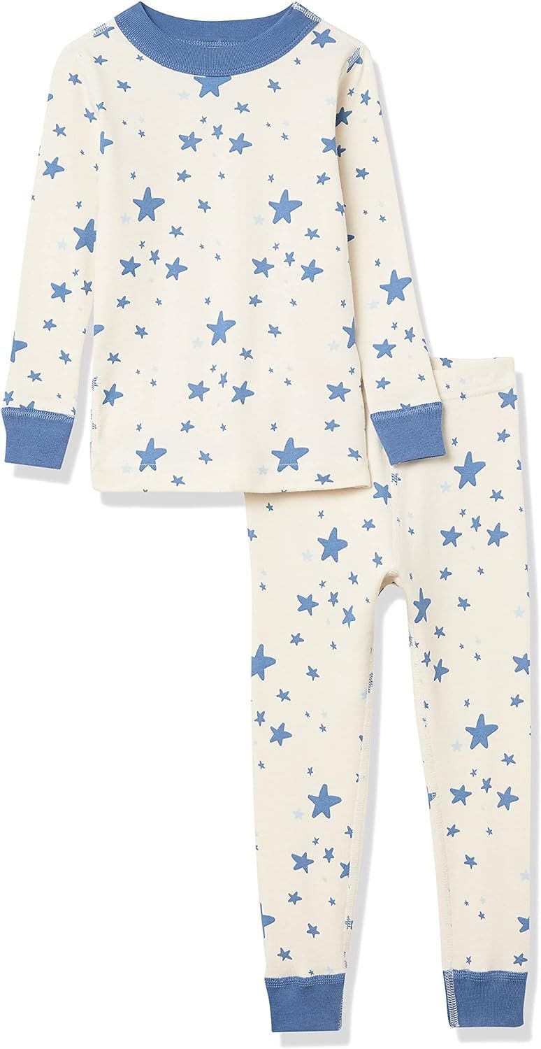 Moon and Back by Hanna Andersson Kids' 2 Piece Long Sleeve Pajama Set | Amazon (US)