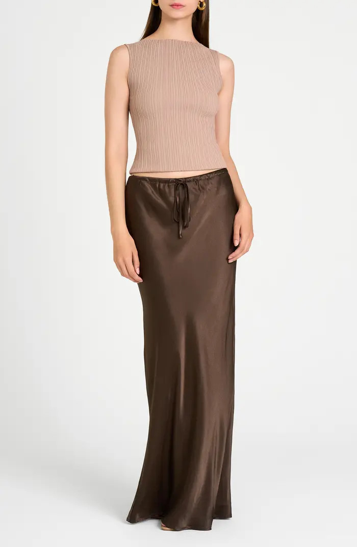 WAYF Finley Satin Skirt | Nordstrom | Nordstrom