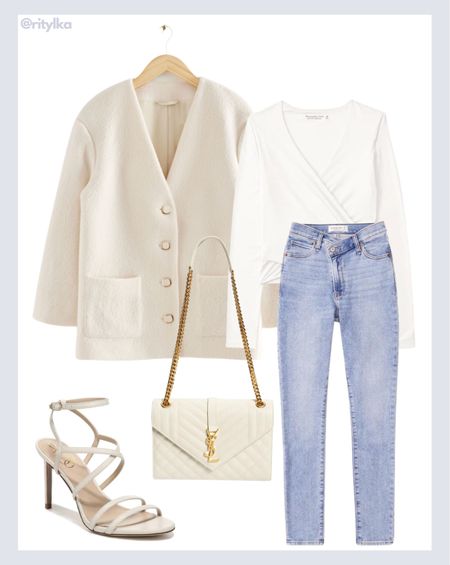 Workwear style

White blazer
Abercrombie white top
Abercrombie blue jeans
White bag
White heels

#workwear #workwearstyle #businesscasual #businesscasualoutfits #affordablefashion

#LTKworkwear #LTKunder100 #LTKSeasonal