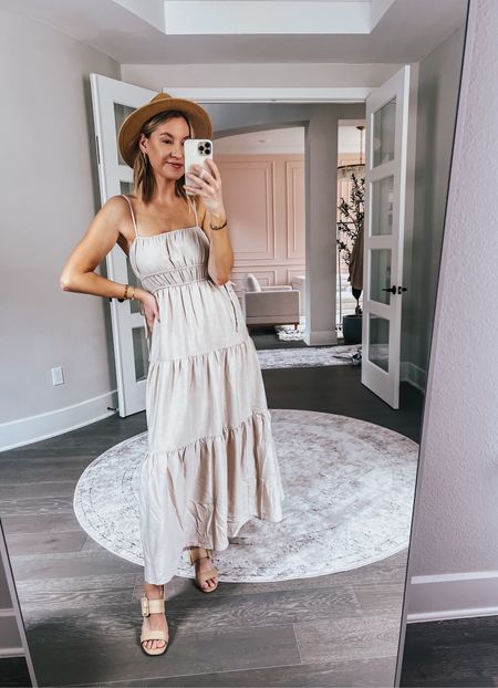 The cutest under $40 maxi dress! Comes in 3 colors! Fits tts. Wearing small. Sooo comfy !!! Perfect resort wear dress ! 

#LTKfindsunder100 #LTKfindsunder50 #LTKstyletip