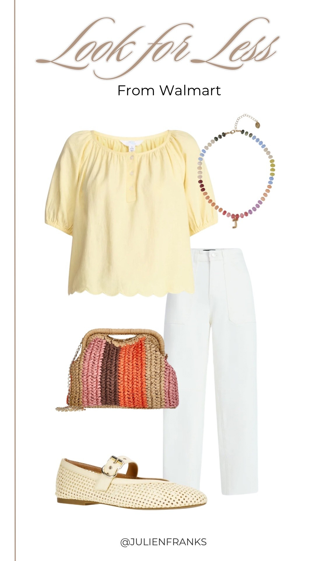 Love this spring look for less from Walmart! These ballet flats are such a great Madewell dupe! 

#LTKSaleAlert #LTKootd #LTKSeasonal