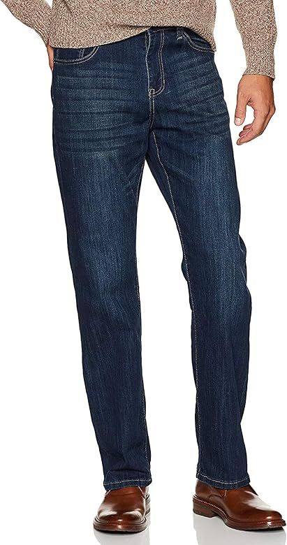 Izod Men's Comfort Stretch Denim Jeans | Amazon (US)