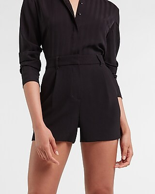 High Waisted Soft Clean Shorts | Express