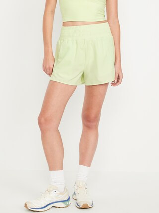 Extra High-Waisted Crinkle Run Shorts -- 3-inch inseam | Old Navy | Old Navy (US)
