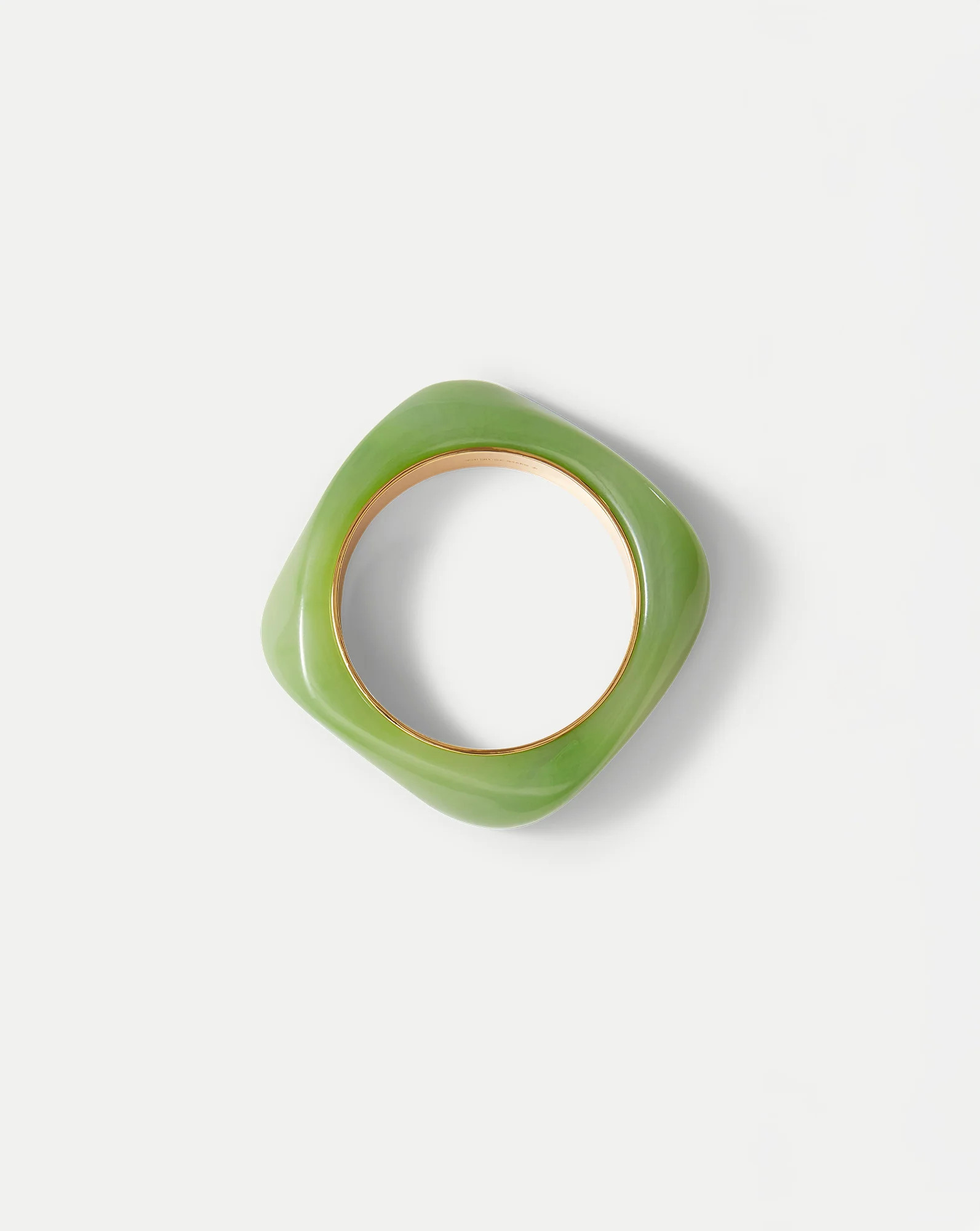 Veronica Beard Sculpted Resin Bangle Jade | Veronica Beard