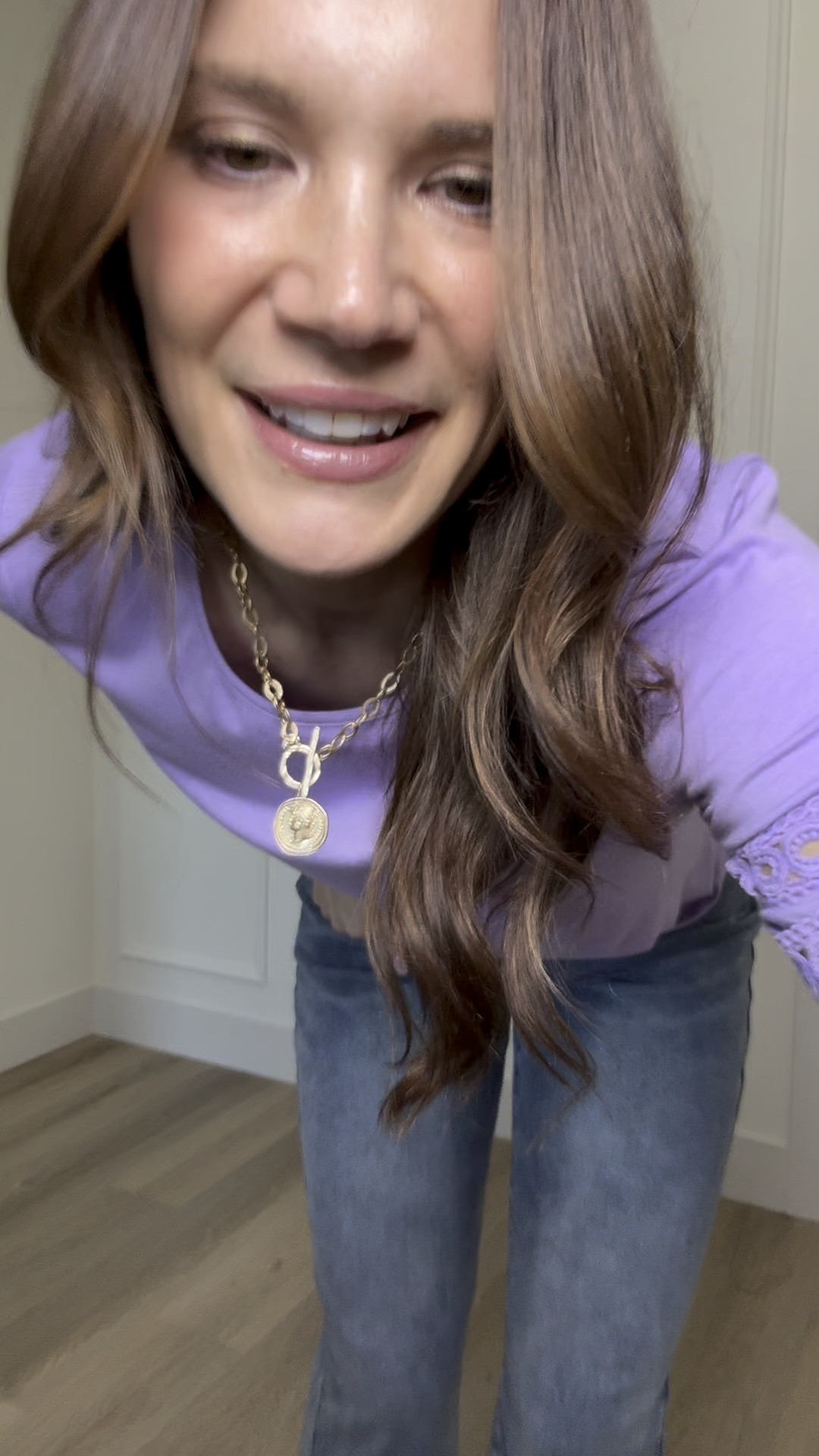 This purple top is so cute and very versatile! You can throw on jeans and sneakers for an elevated casual look or trousers and heels for the office!! 

Blouse work outfit casual everyday purple top t shirt lace detail tall girl finds tall girl approved Amazon finds Amazon fashion Stang and co 

#LTKSeasonal #LTKTall #LTKWorkwear