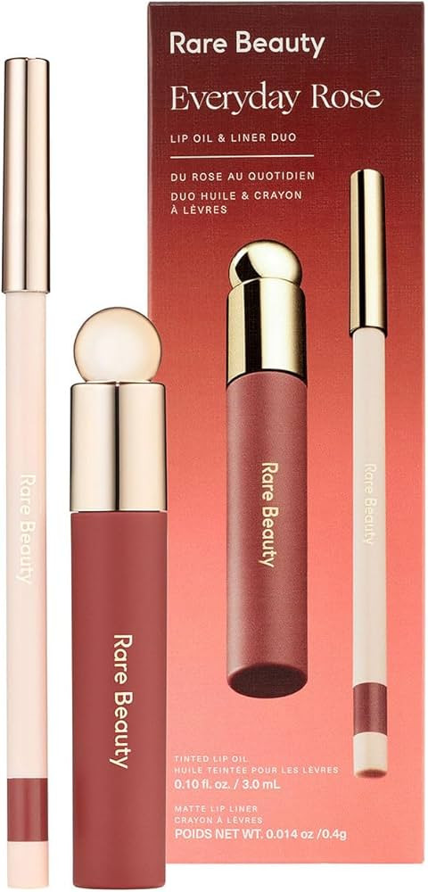 Rare Beauty by Selena Gomez Everyday Rose Lip Oil & Liner Duo | Amazon (US)