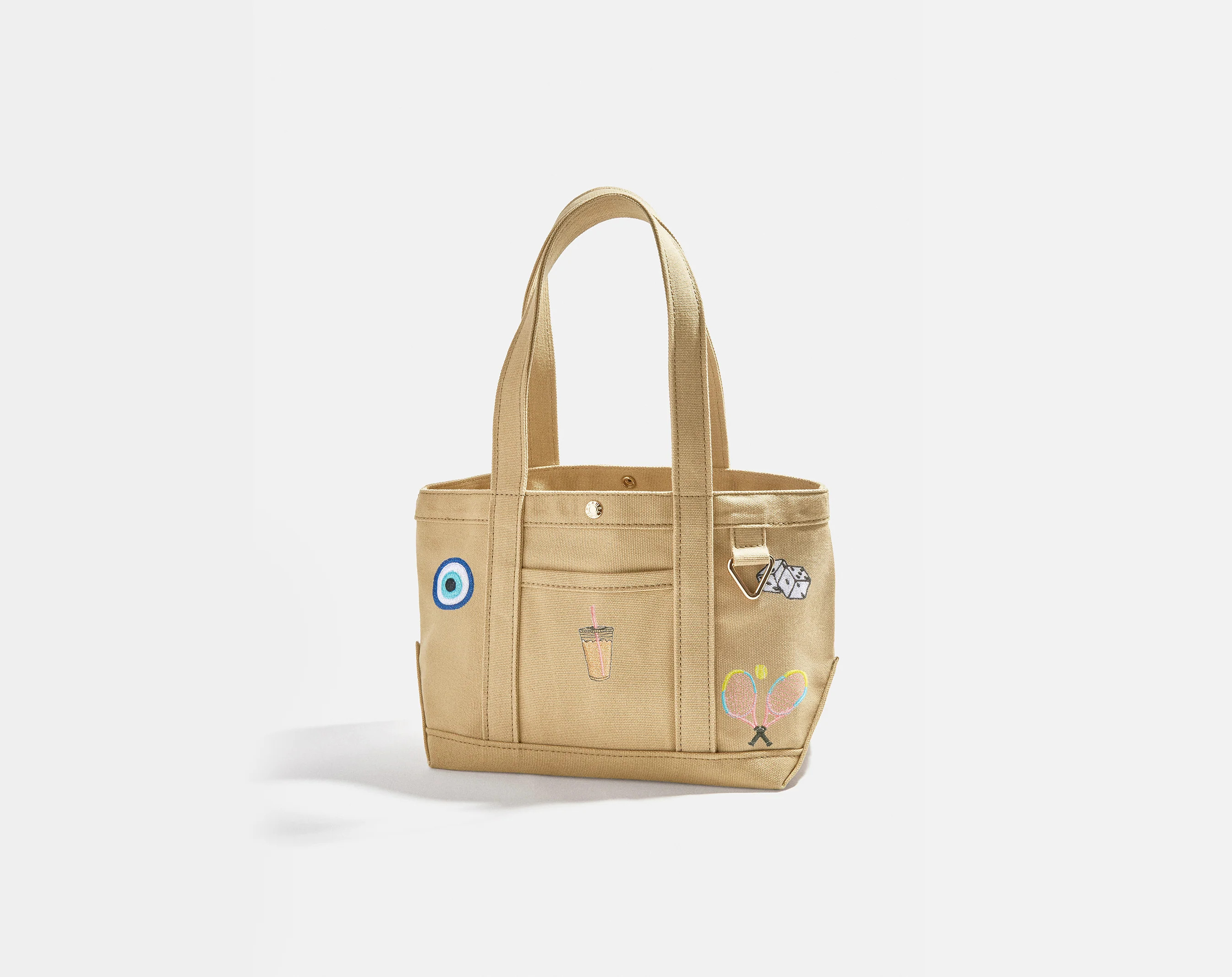 Custom Icon Tote - Beige | BaubleBar