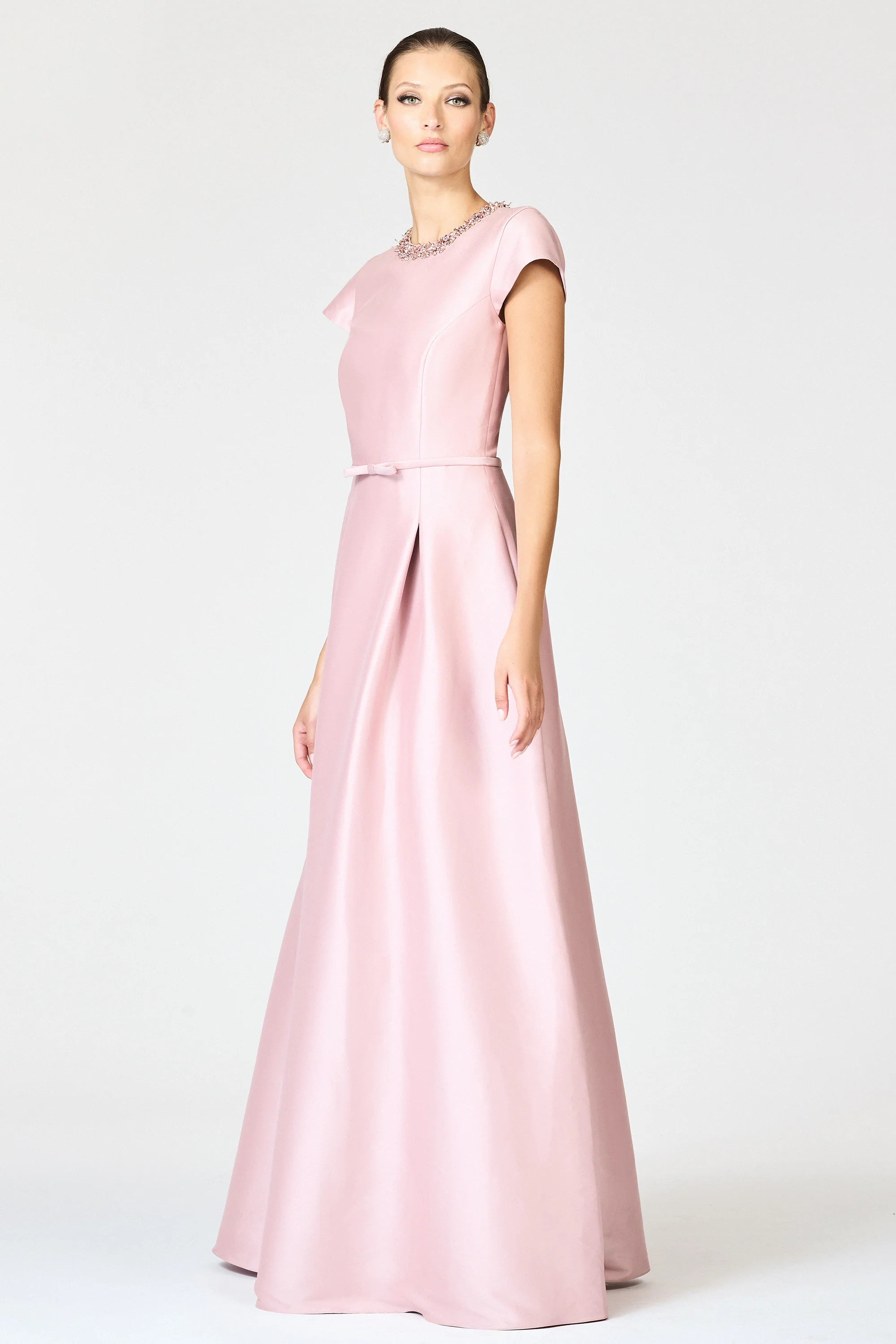 EMBELLISHED BLYTHE GOWN - ROSE QUARTZ | Sachin and Babi