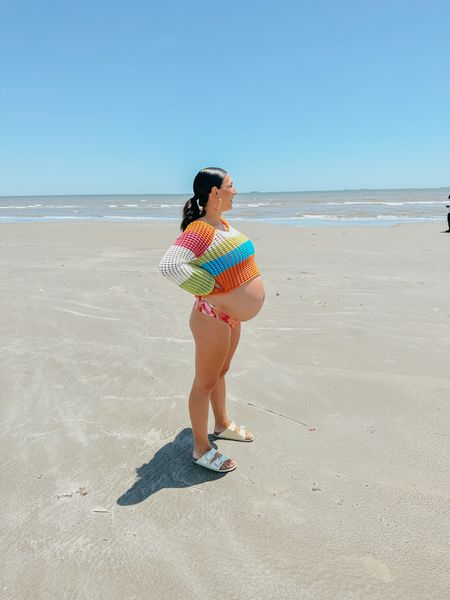 BEACH OUTFIT 

Bump friendly bikini bottoms 
Bikini top for large chests 
Knit sweater from target 

Target finds 
Target style 
Pregnancy
Third trimester 

#LTKswim #LTKunder50 #LTKbump