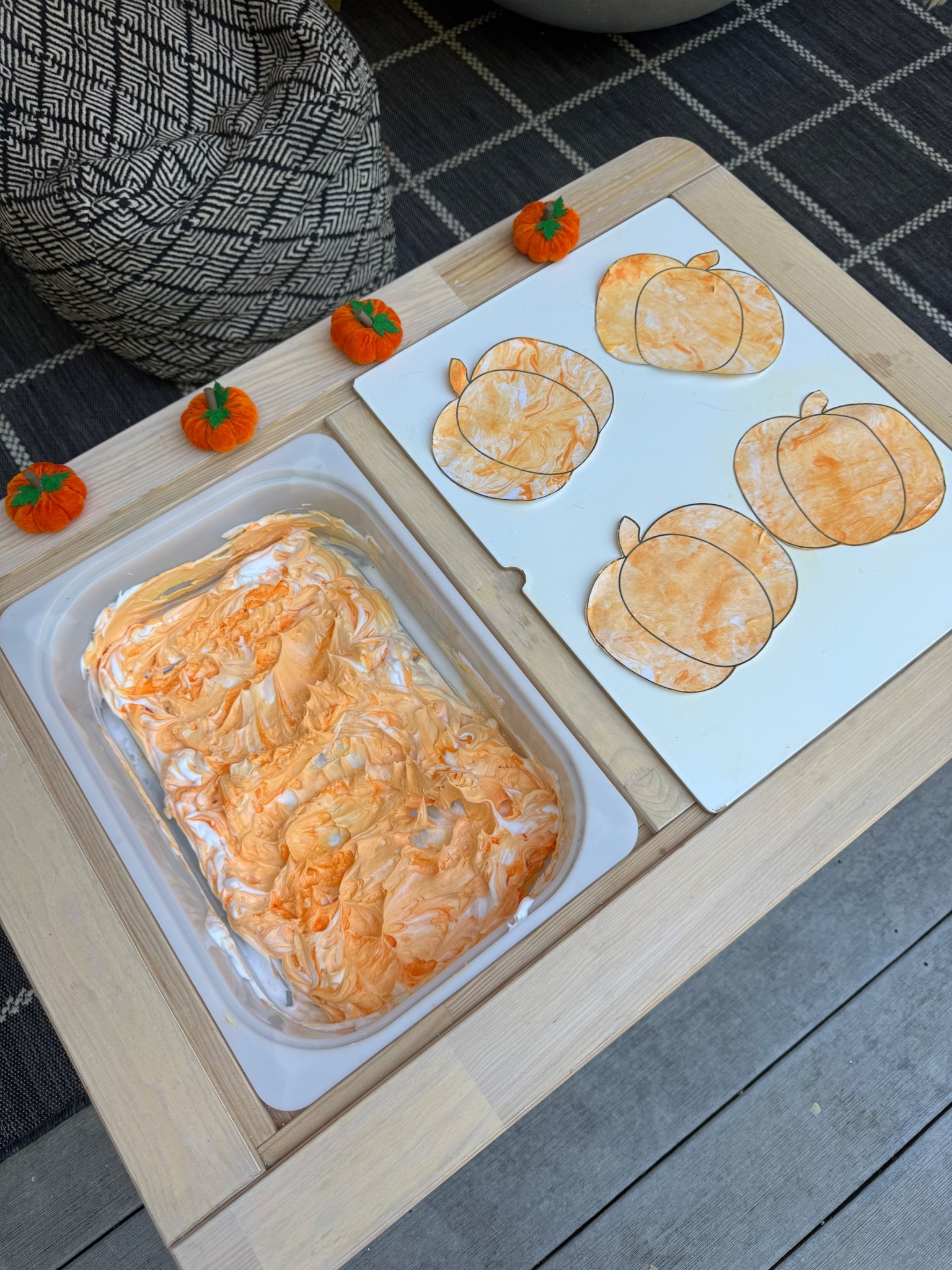 SHAVING CREAM ART 🧡

#LTKHalloween #LTKKids #LTKSeasonal