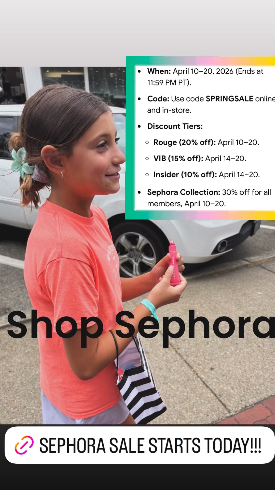 Sephora sale 
Sephora spring sale


#LTKselfcare #LTKBeauty #LTKSaleAlert