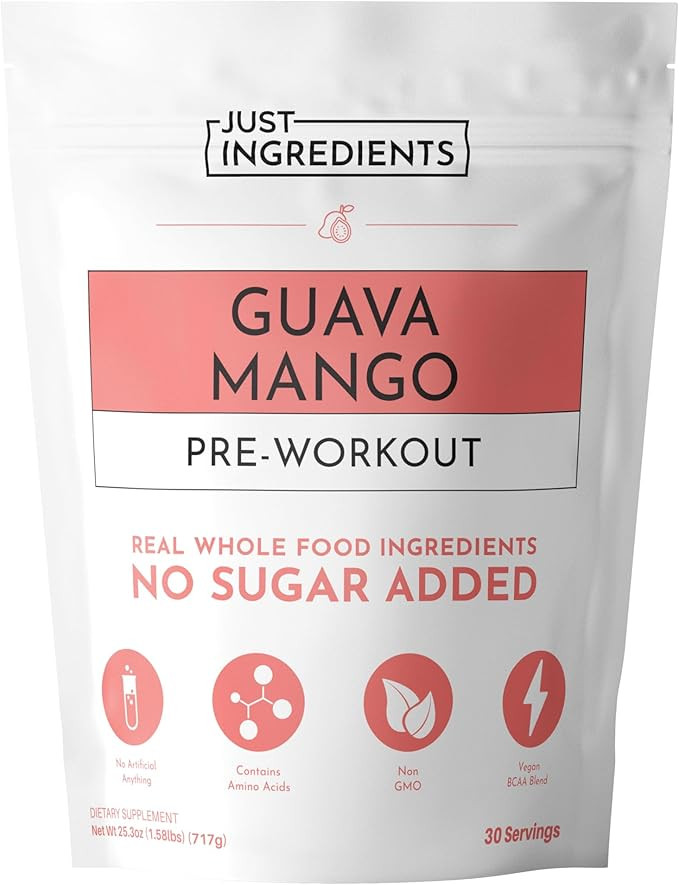 Pre-Workout – Guava Mango | 30 Servings | Pre-Workout with Caffeine | BCAA Blend, Beta Alanine,... | Amazon (US)