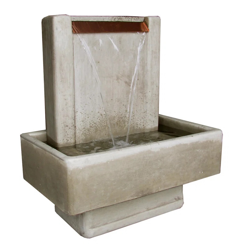 Florence & New Italian Art Company Del Mar Cast Stone Fountain & Reviews | Wayfair | Wayfair North America