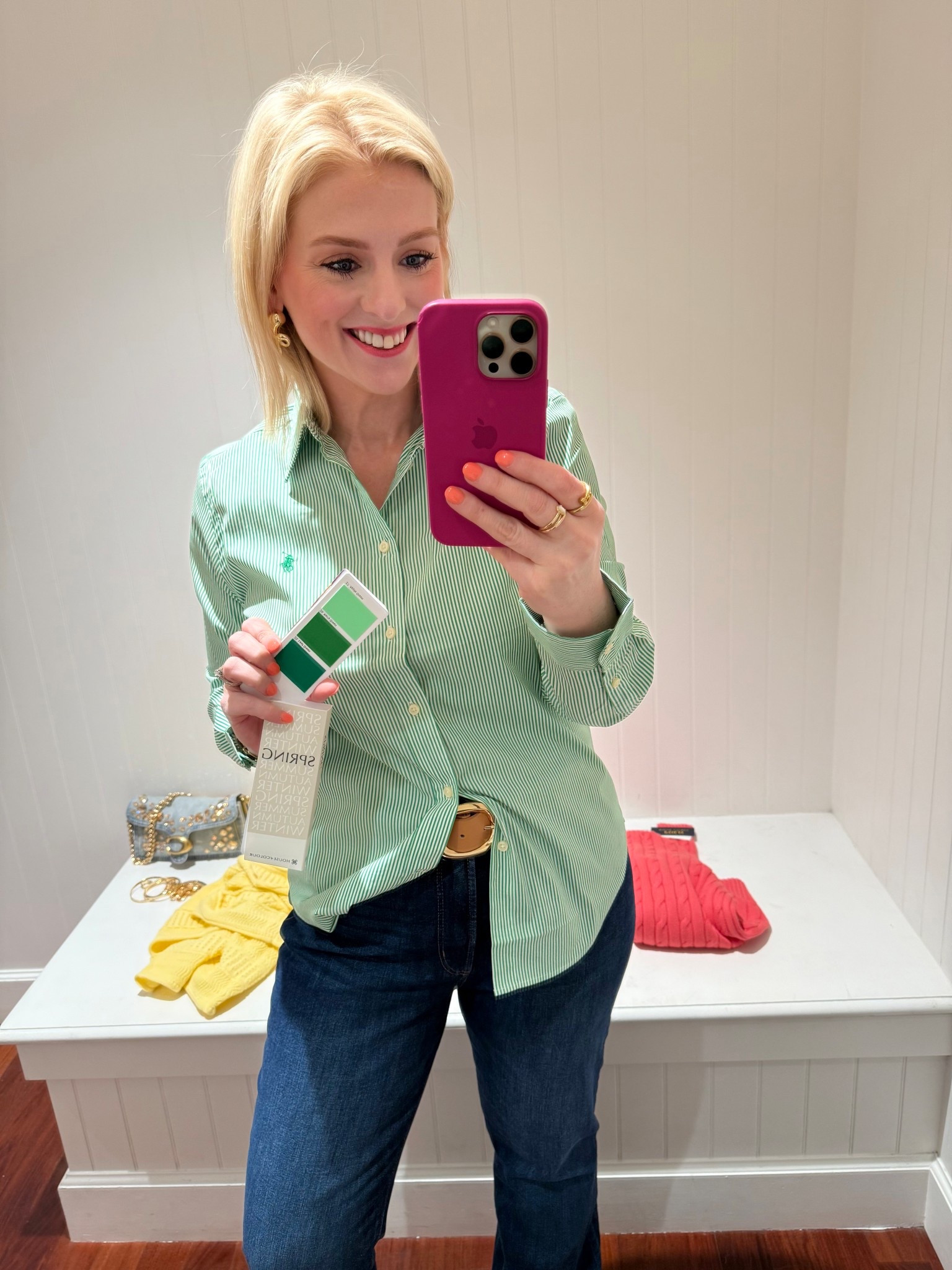 In my element at Ralph Lauren 🤍✨ trying on all the button-downs and finally found the perfect shade for my Spring color season 🌸

Color analysis might be the best investment I’ve ever made… shopping just got so much easier (and way more flattering) 💁🏼‍♀️

#LTKdayinmylife #LTKootd #LTKMidsize