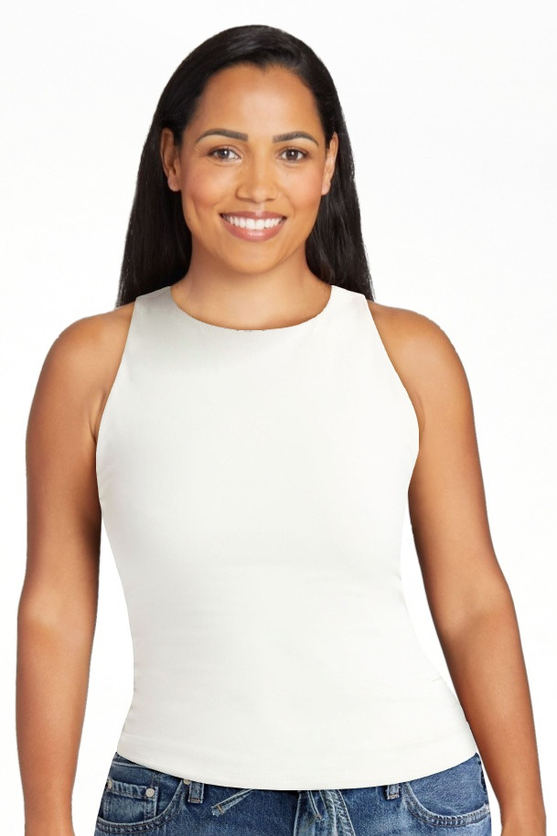 Scoop Women's High Neck Contour Tank Top, Sizes XS-XXL | Walmart (US)