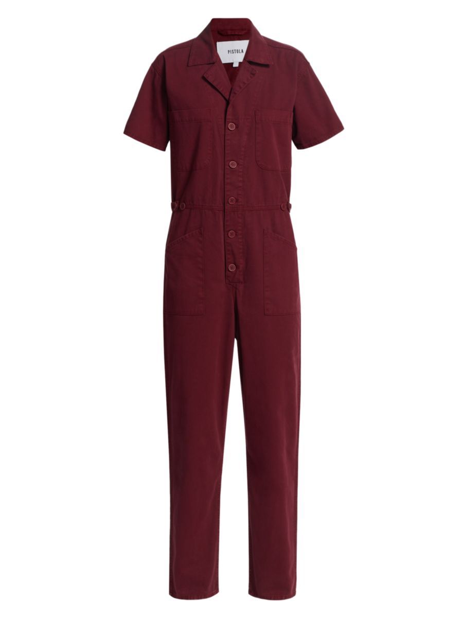 Pistola Grover Washed Cotton Jumpsuit | Saks Fifth Avenue
