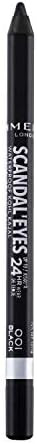 Rimmel Scandaleyes Waterproof Gel Eye Liner Pencil, Black 001 | Amazon (US)