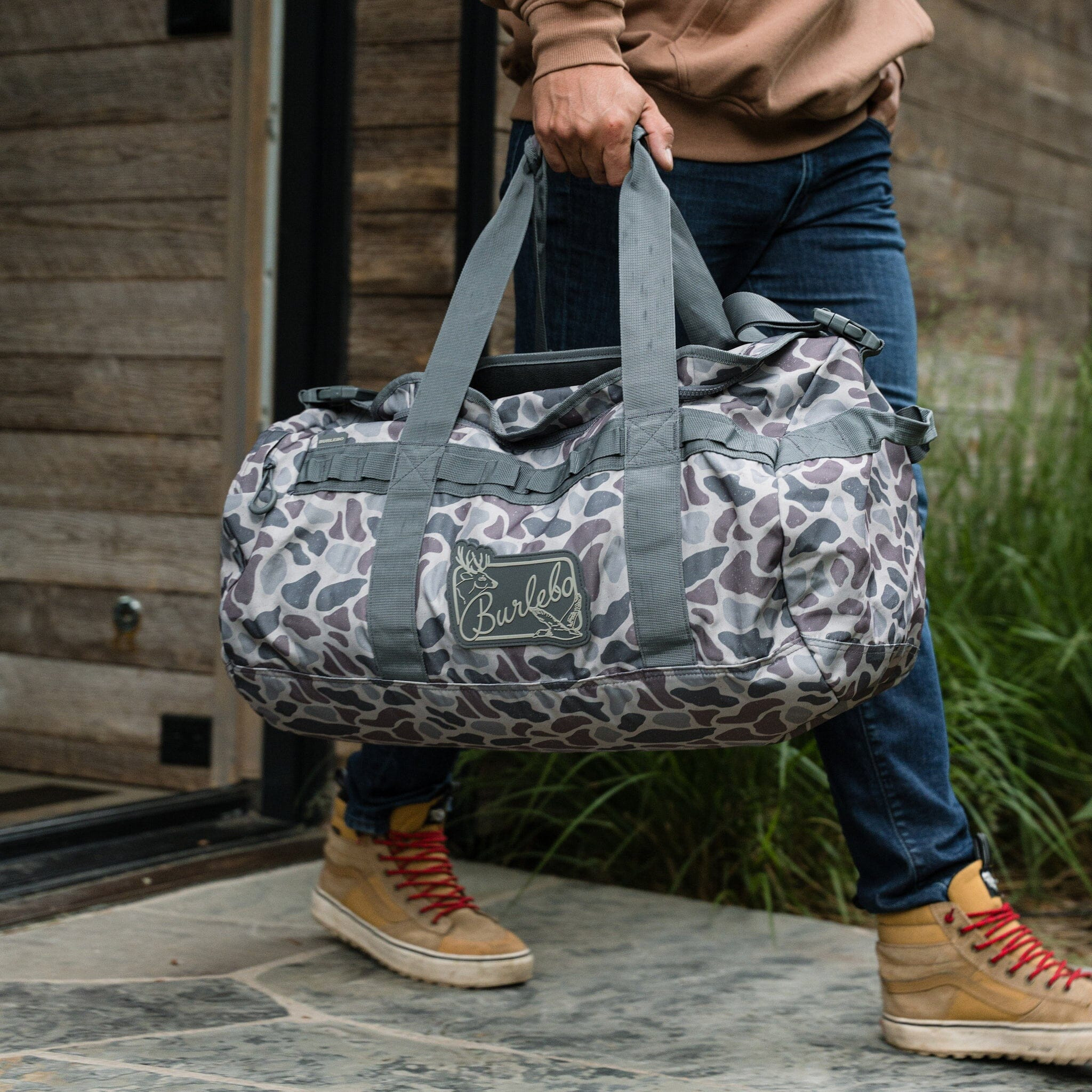 Classic Deer Camo Duffle Bag | BURLEBO | BURLEBO